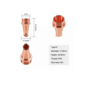 Fiber Lazer Kaynak Nozulu D17.8