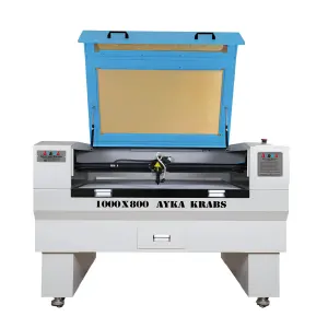 Lazer Kesim Makinesi Çift Kafa 80×100